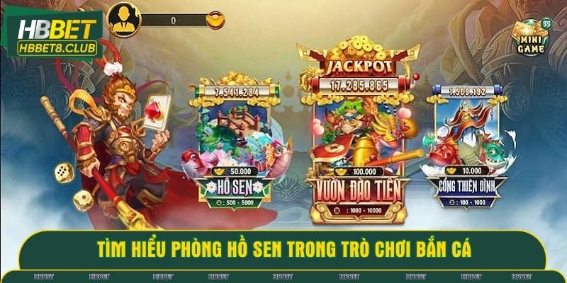 Tìm hiểu phòng hồ sen trong trò chơi bắn cá