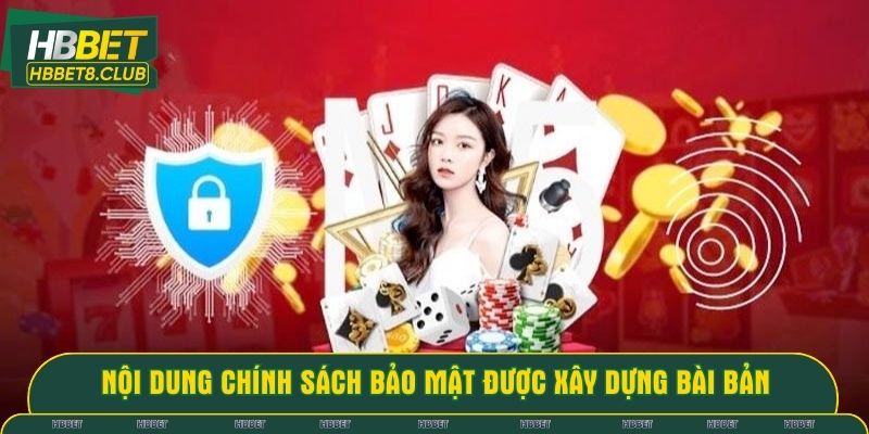 Nội dung chính sách bảo mật được xây dựng bài bản