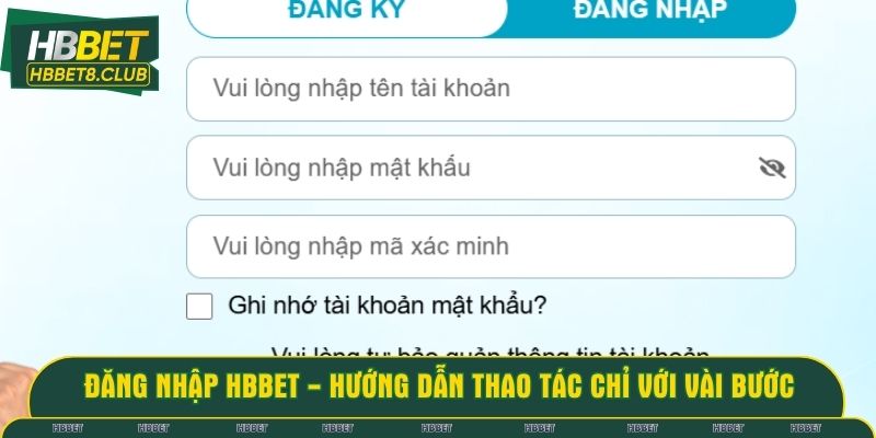 Đăng nhập HBBET