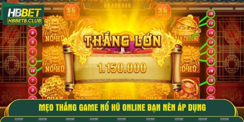 Mẹo thắng game nổ hũ online bạn nên áp dụng